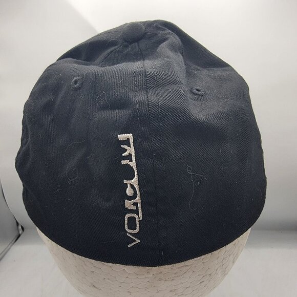 Volcom Adults L-XL Black Fitted Baseball Cap Casual Outdoors Lightweight - Picture 3 of 9